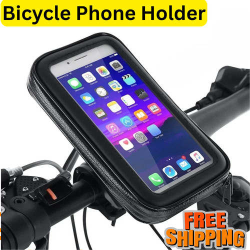 Waterproof bike phone - waterproof, holder